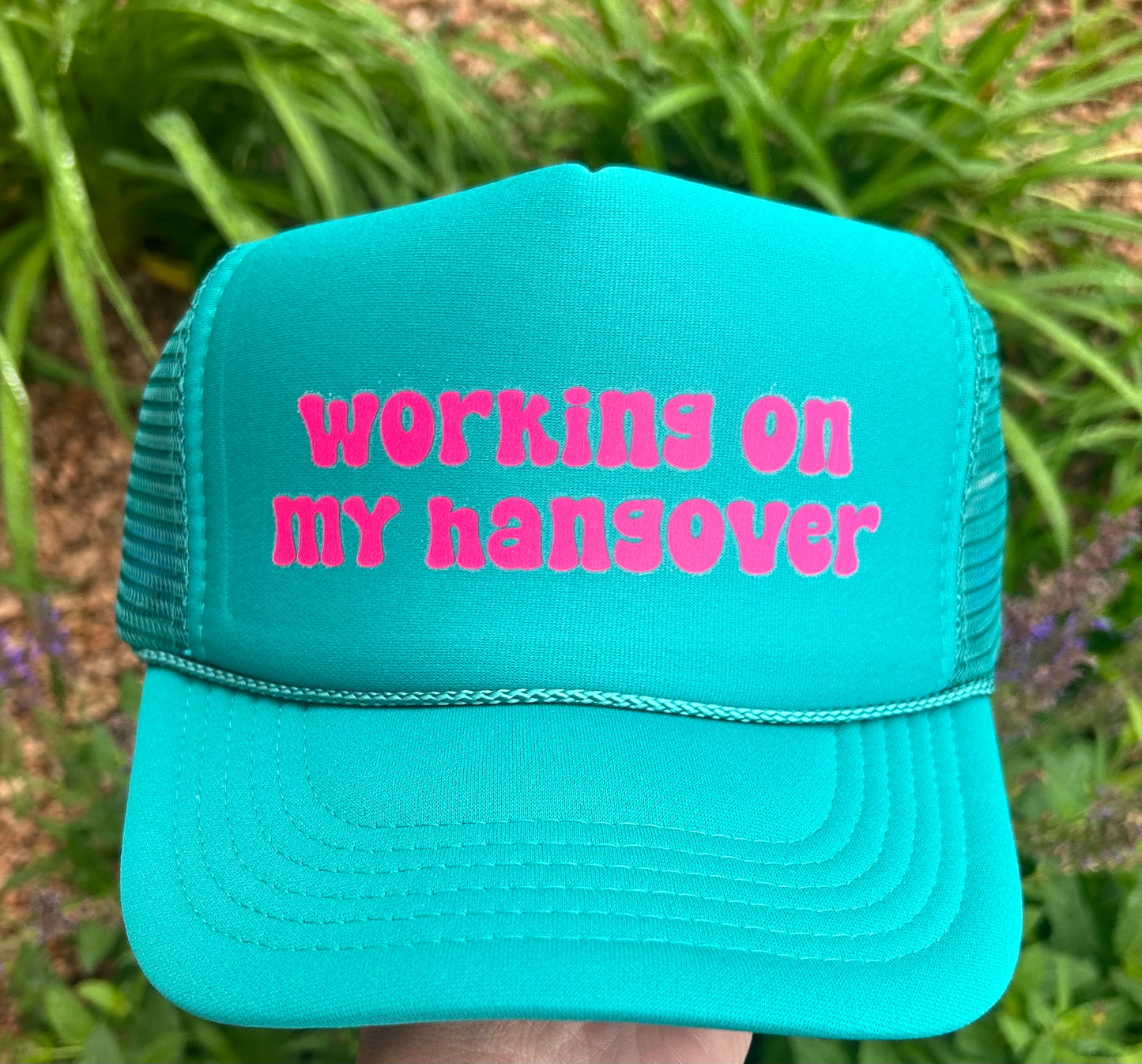 Working On My Hangover Trucker Hat