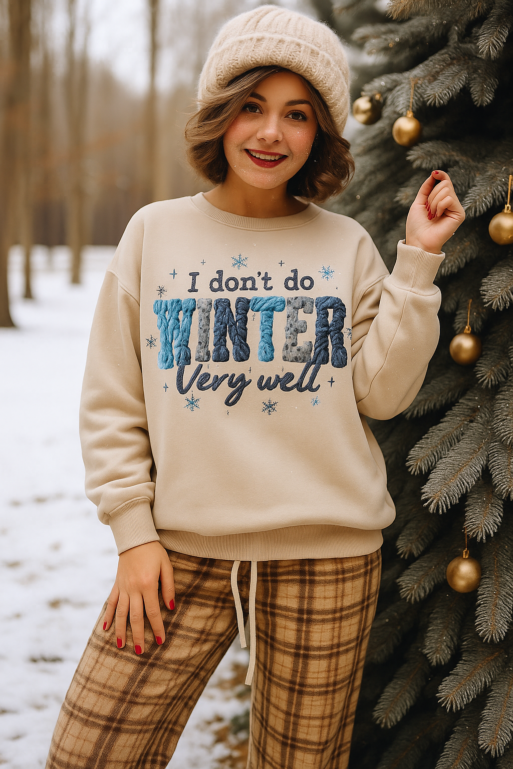 I DONT DO WINTER WELL - Unisex Graphic Sweatshirt