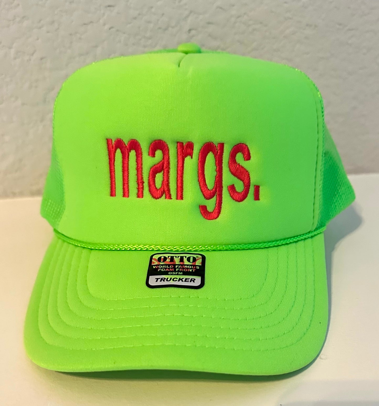 Margs Trucker Lime Green Hat