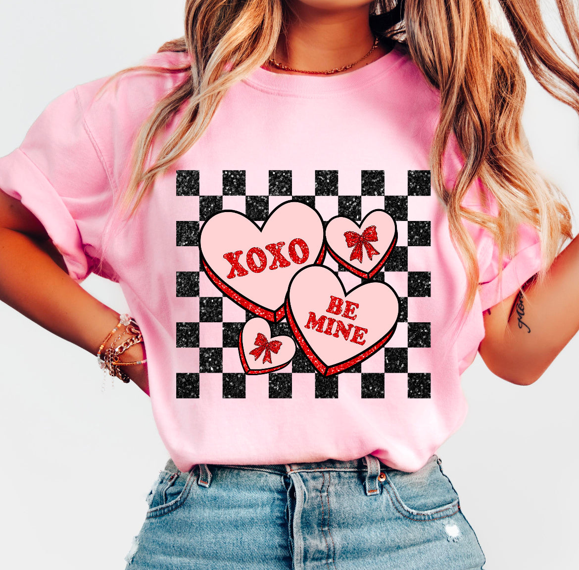 Checkered Hearts
