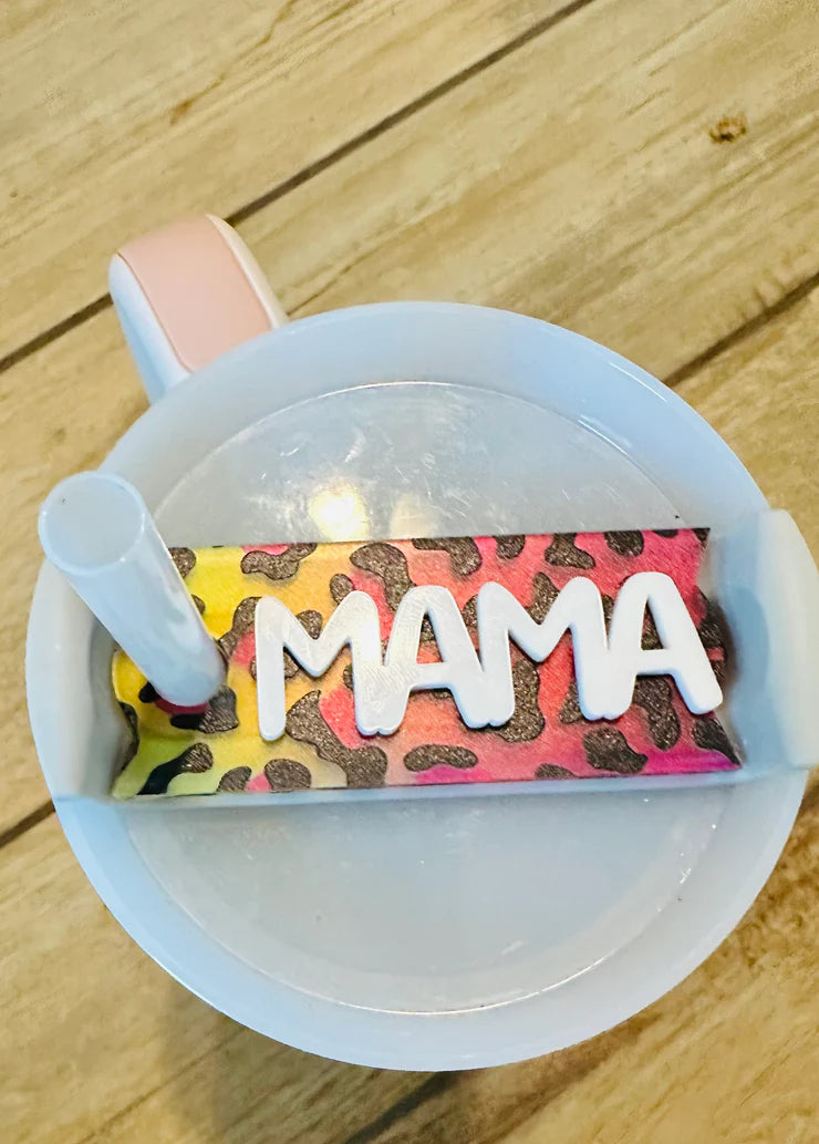 Colorful Leopard Cup Topper