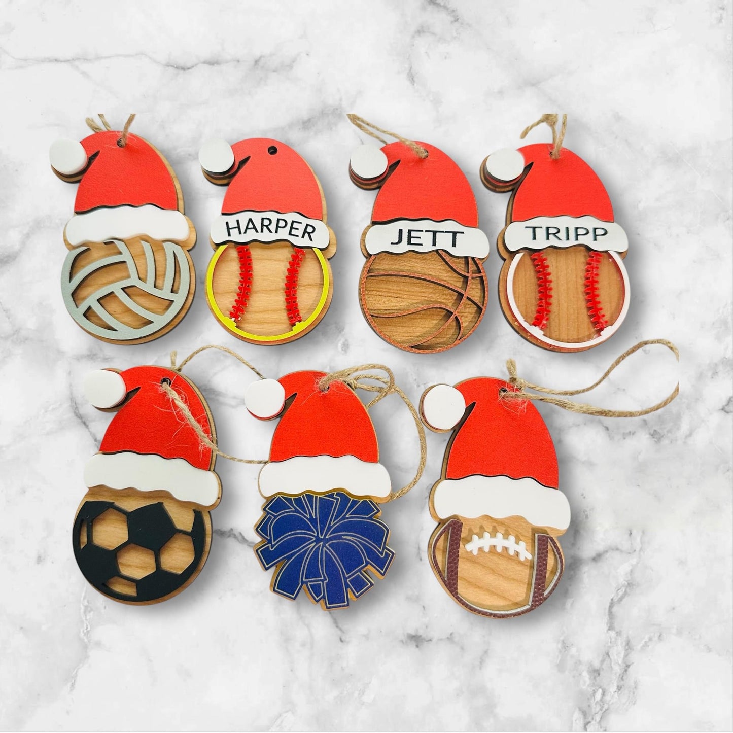 Custom Sports Mama Stocking Charms