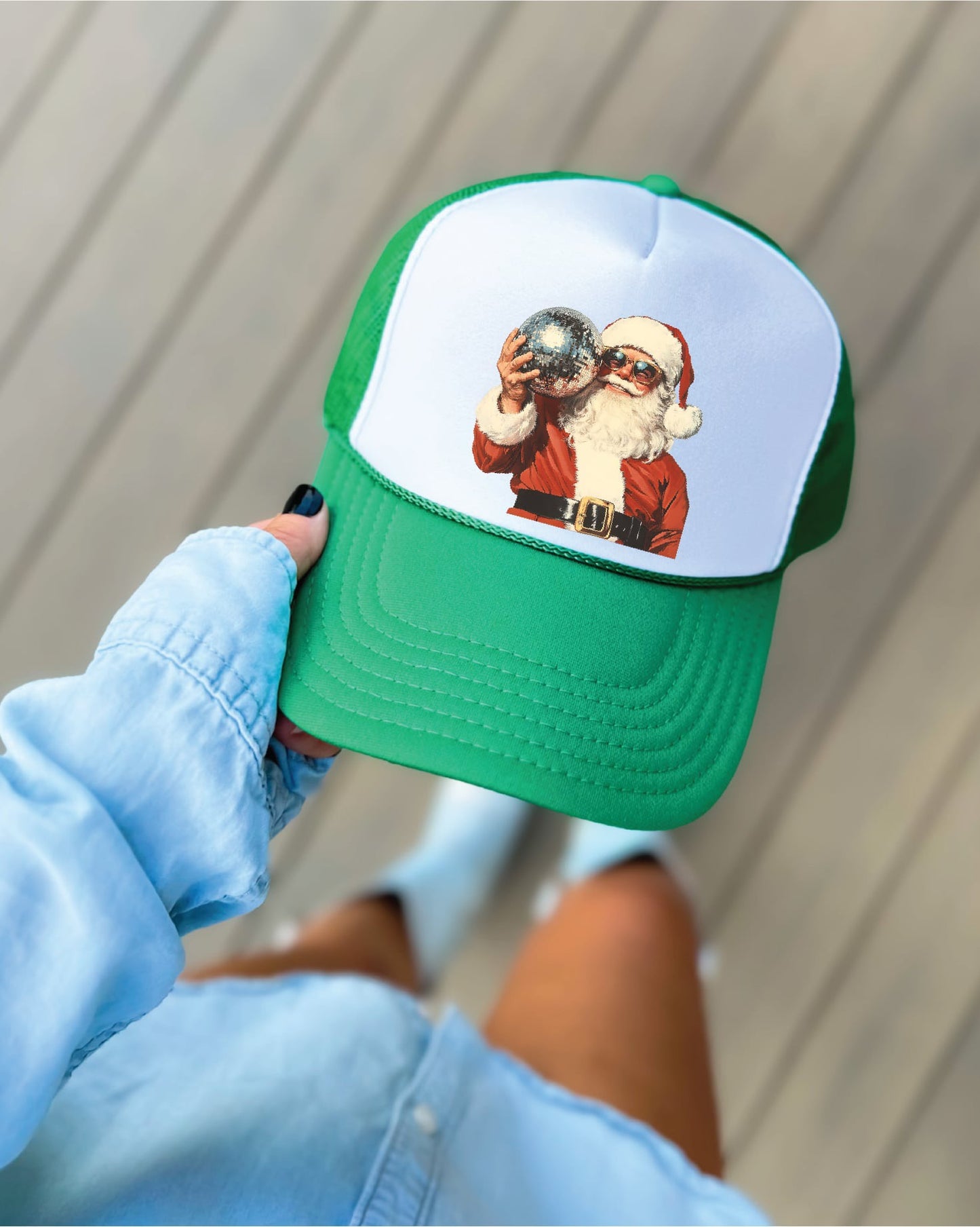 Disco Santa Trucker Hat