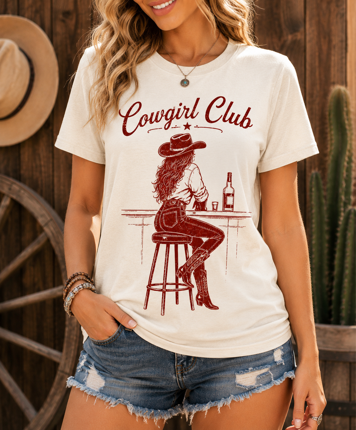 Cowgirl Club - Unisex Comfort Color Graphic Tee