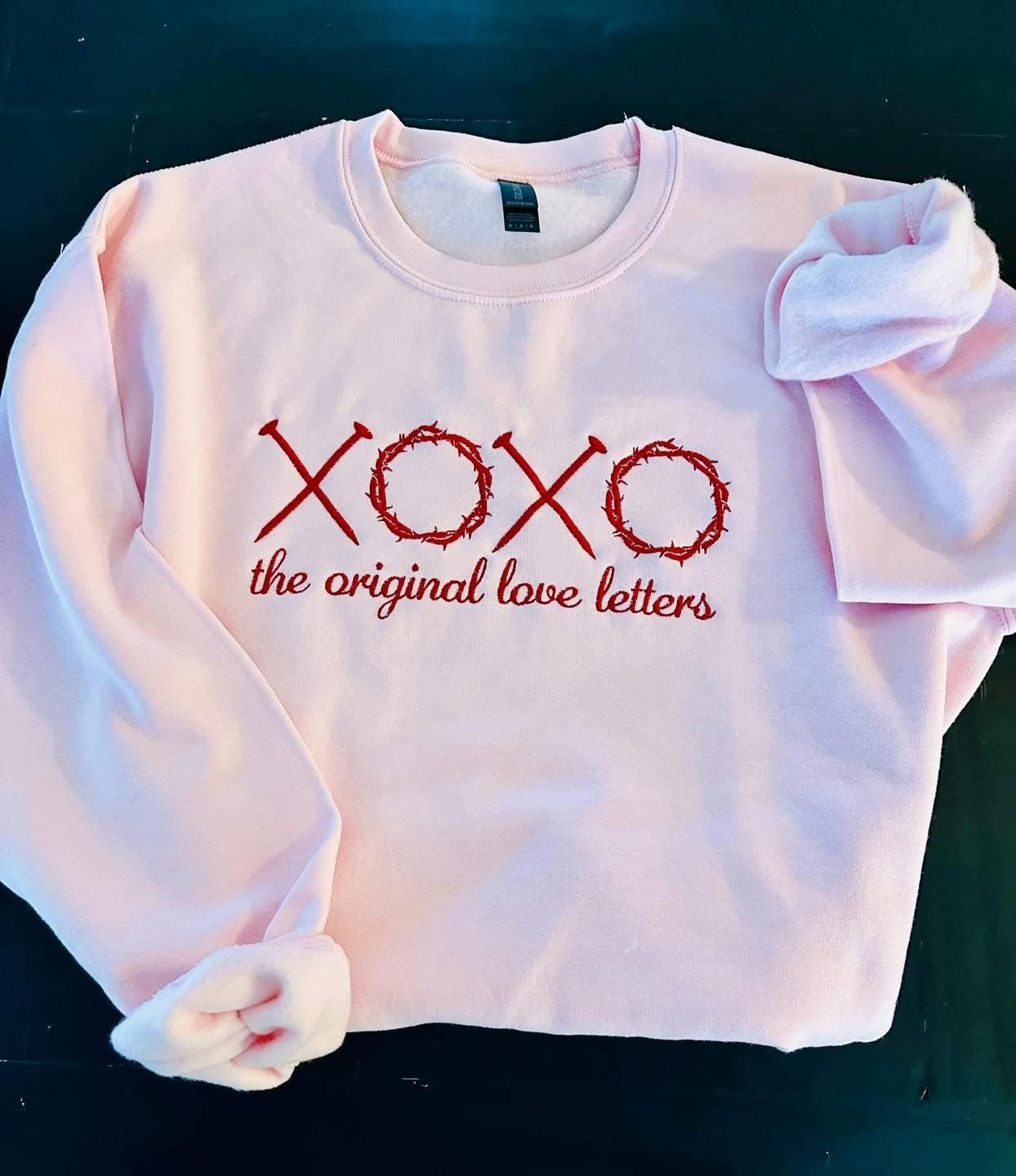 XOXO Original Love Letters Embroidery