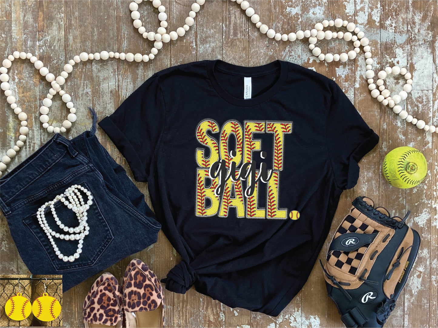 Customizeable Softball Name