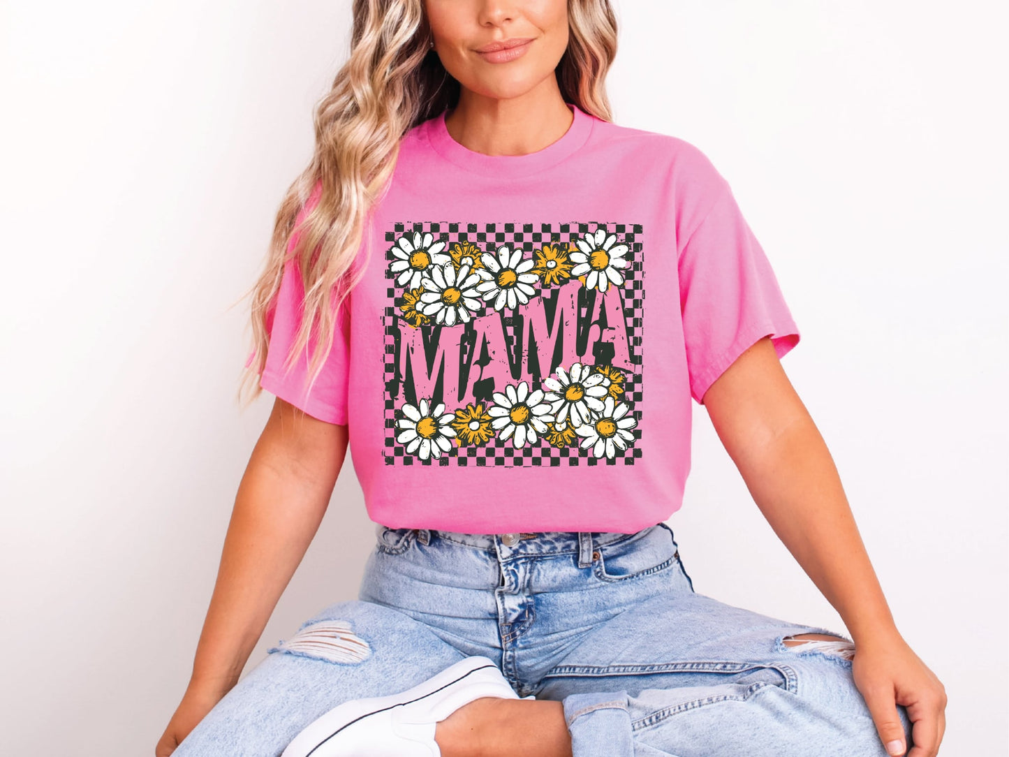 Mama Checkered Daisies