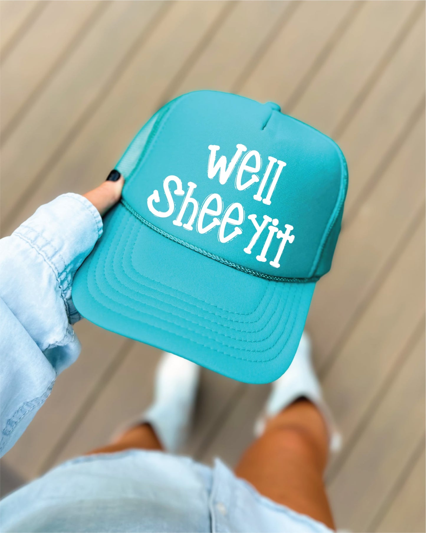 Well Sheeyit Jade Unisex Foam Trucker Hat