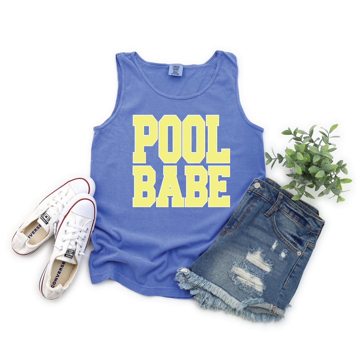 Pool Babe Comfort Color Tank