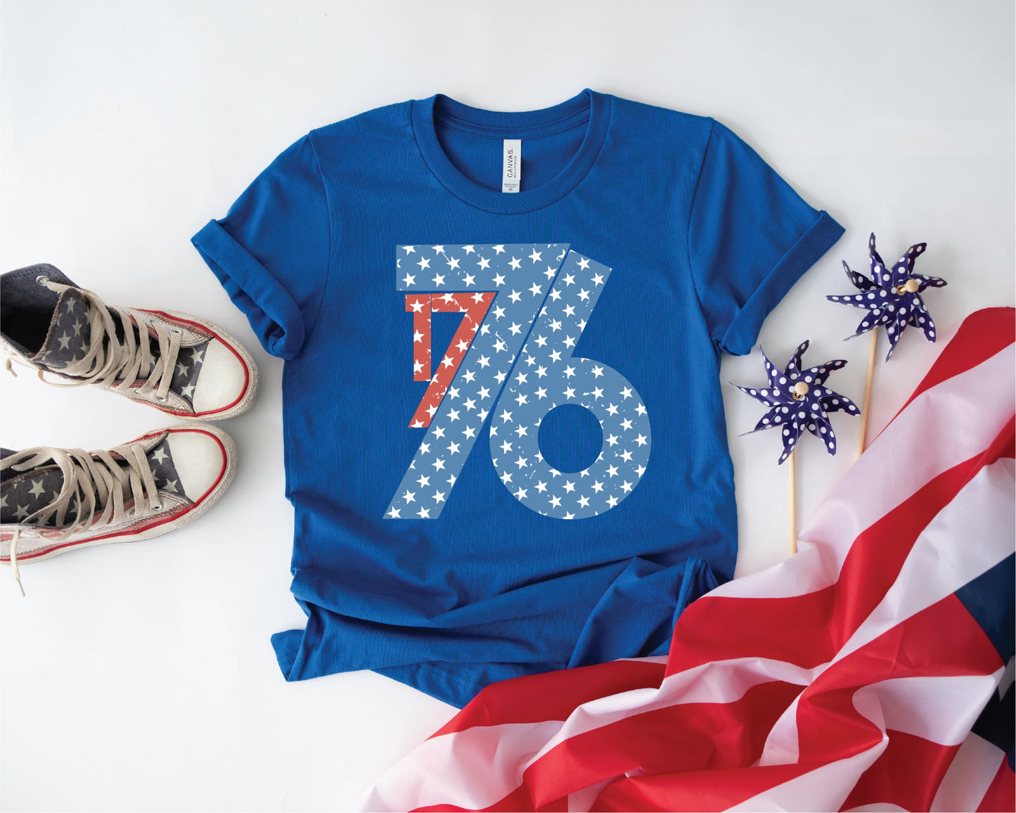 1776 Royal Blue Unisex Graphic Tee