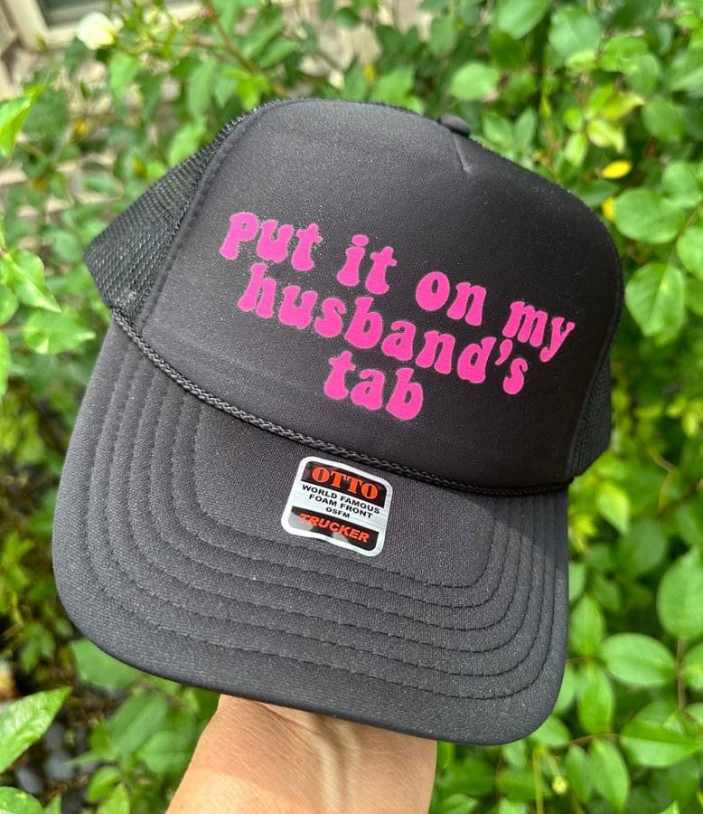 Husband's Tab Trucker Hat