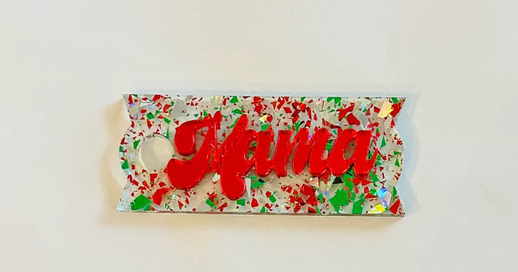 Christmas Splatter Cup Topper