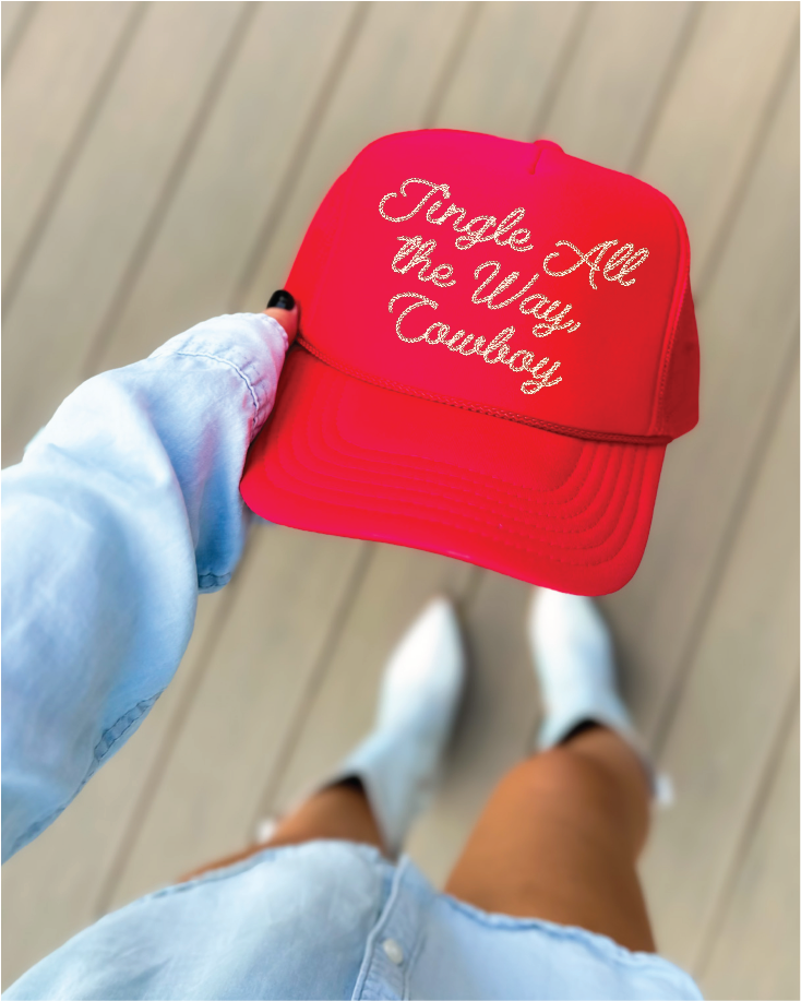 JINGLE ALL THE WAY COWBOY - UNISEX TRUCKER HAT