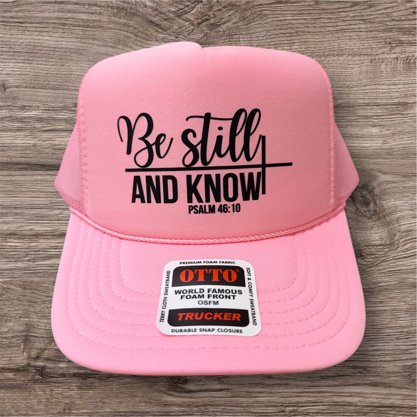 Be Still and Know- UNISEX TRUCKER HAT