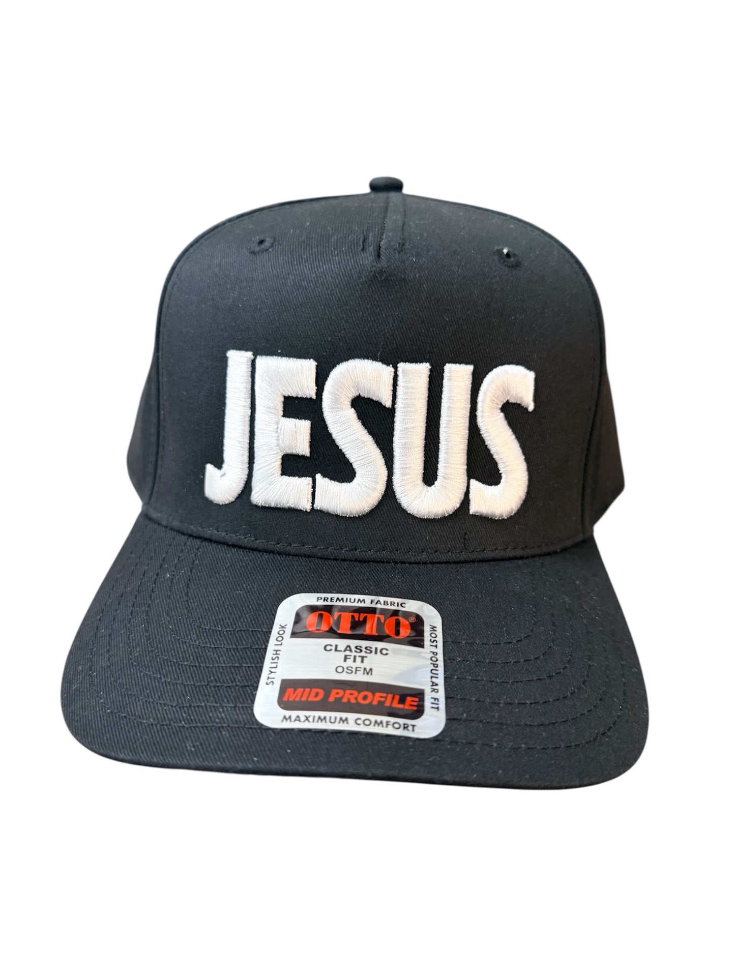 JESUS PUFF EMBROIDERY - UNISEX TRUCKER HAT