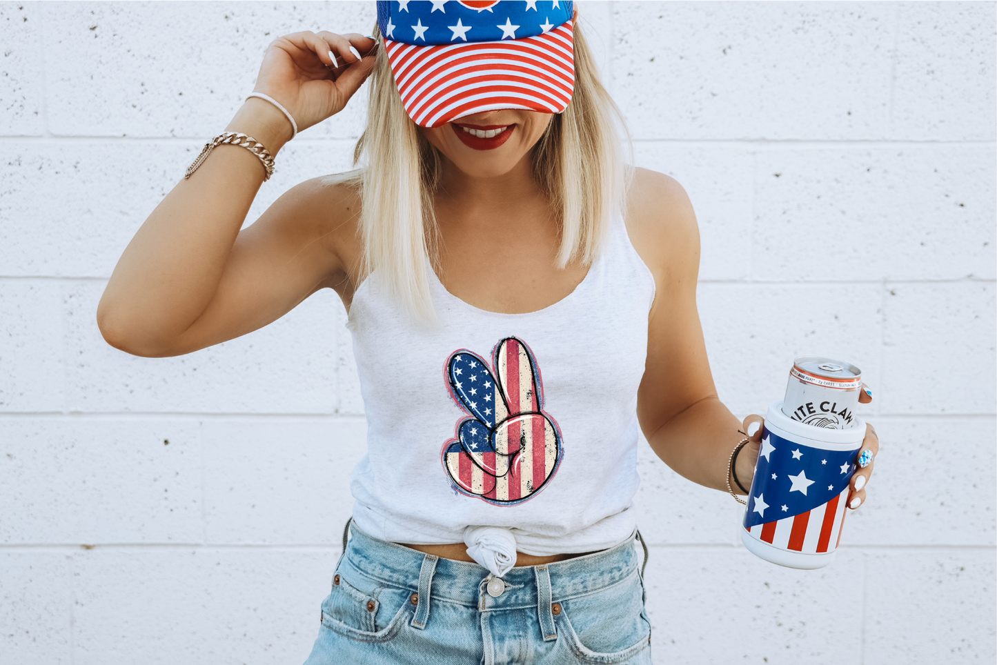 Patriotic Peace Sign