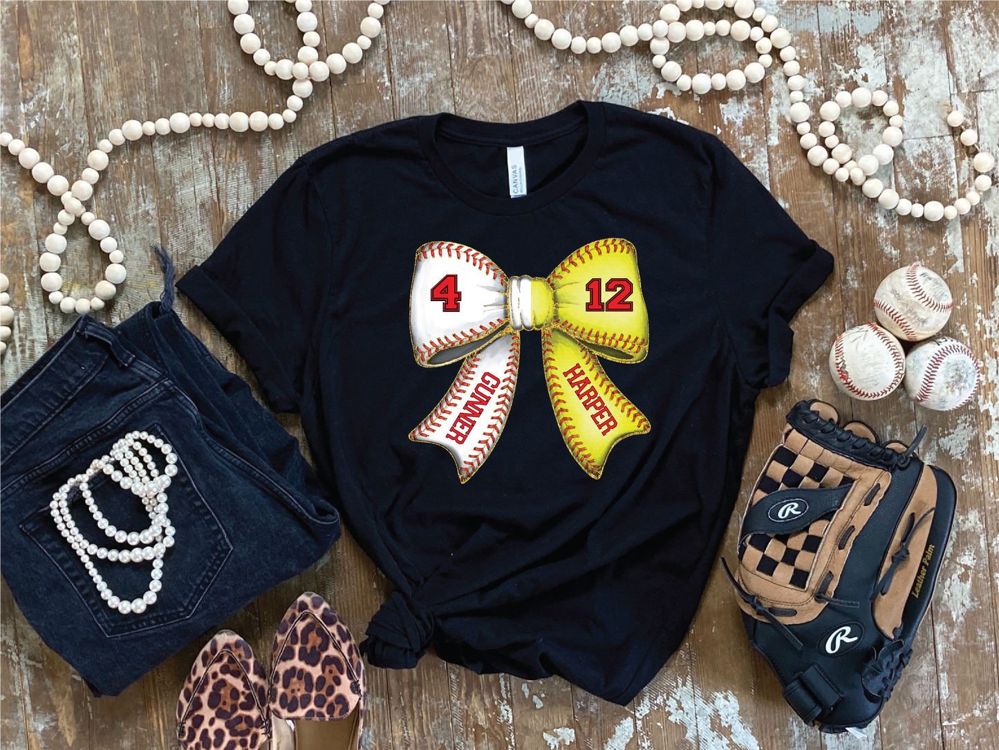 Customizable Baseball/Softball Bow