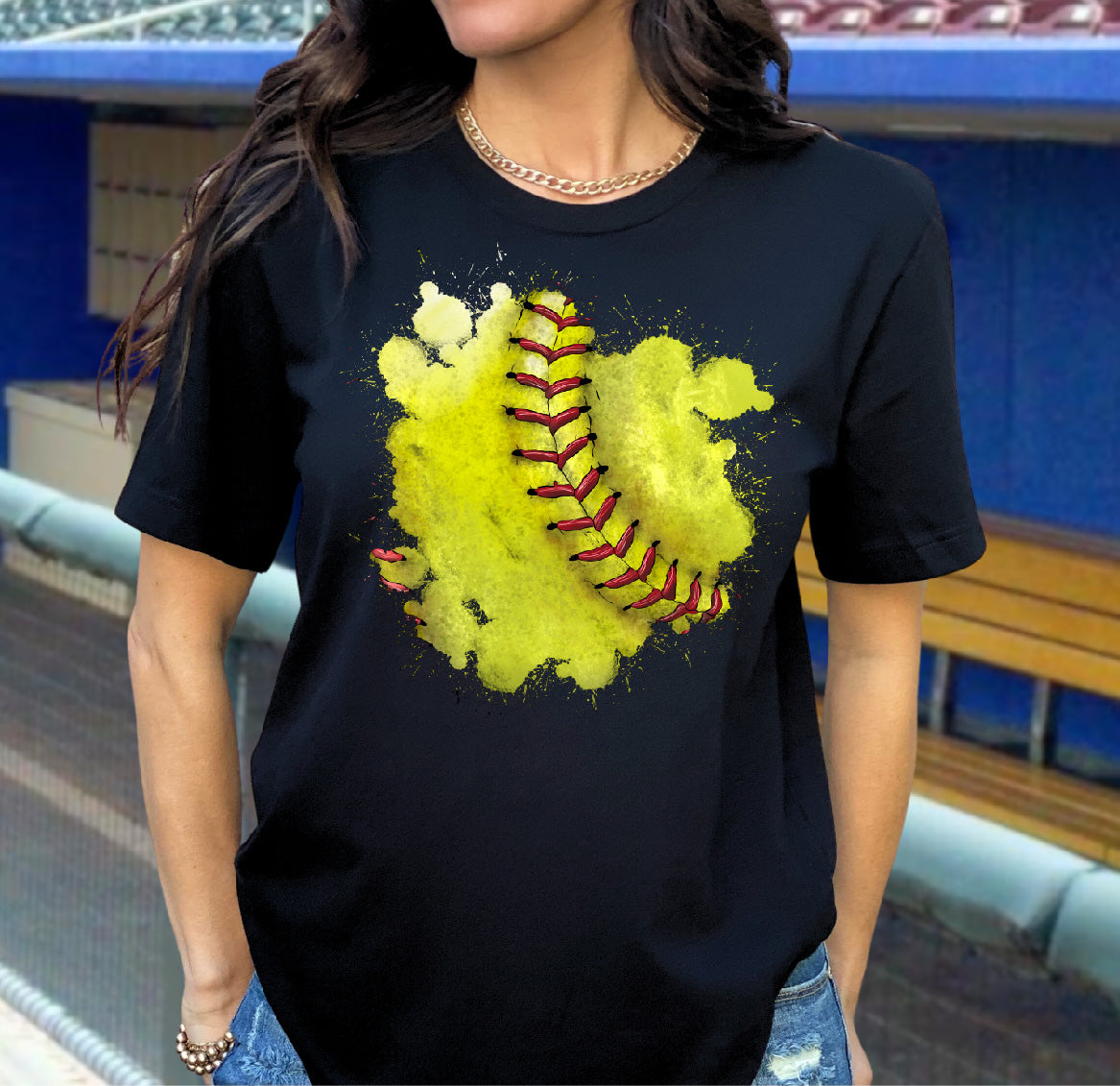 Distressed Softball