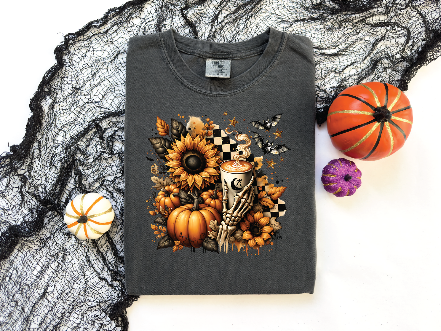 Fall Coffee - Comfort Color Unisex Graphic T-Shirt