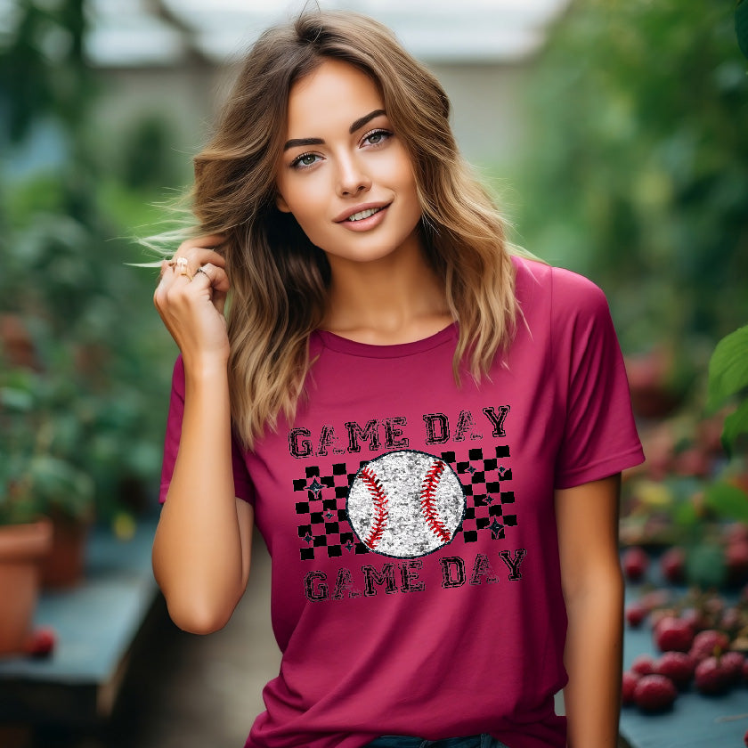 Game Day Sequin- Baseball