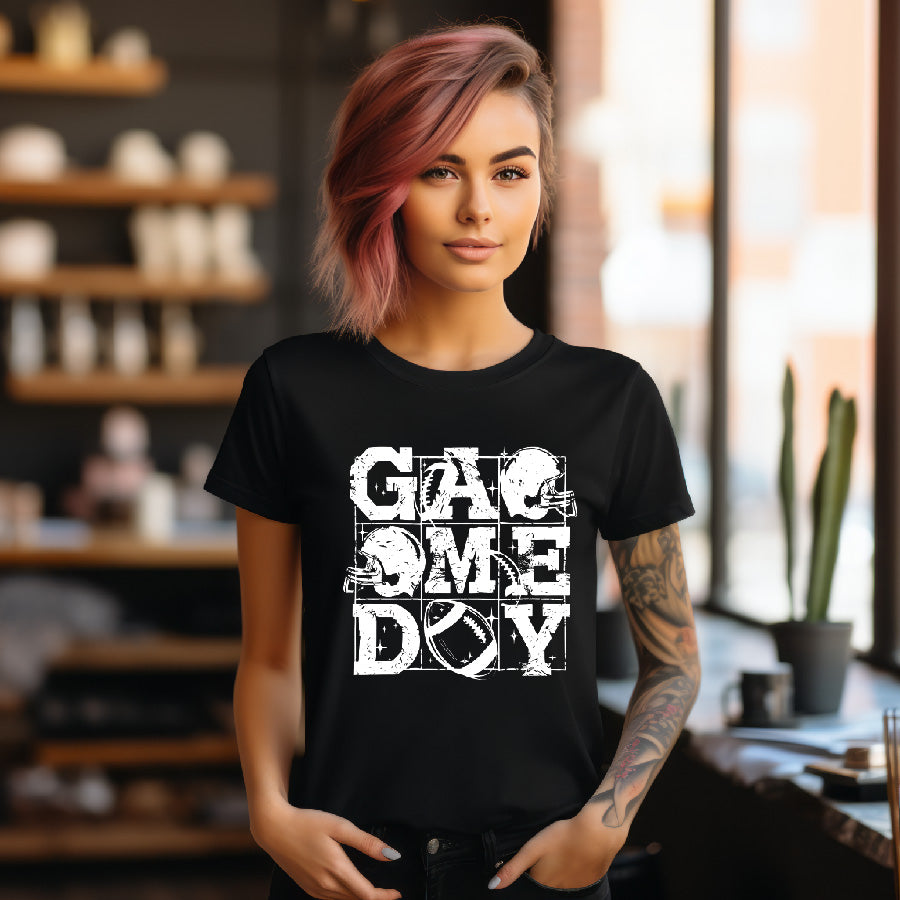 Grunge Game Day Blocks