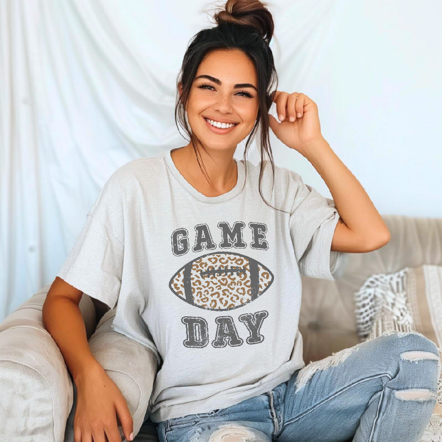 Game Day- Leopard Bow