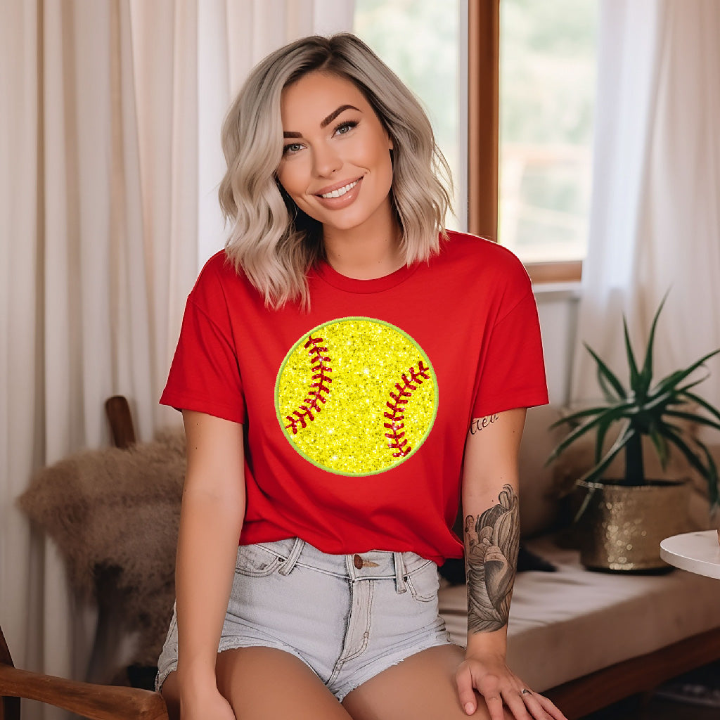 Glitter Softball (Glitter Look)