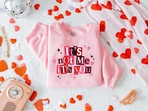 ITS NOT ME ITS YOU - Unisex Graphic Sweater