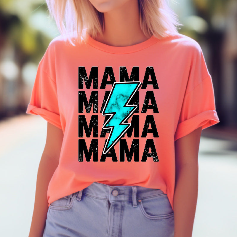 Mama- Turquoise Bolt