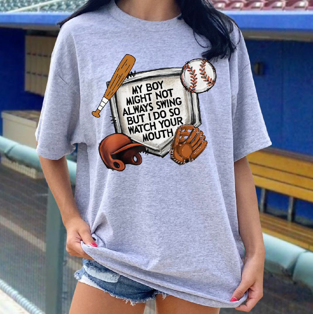 Watch Your Mouth- Baseball