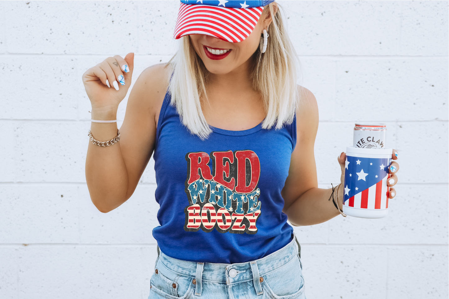 Retro Red, White, and Boozy