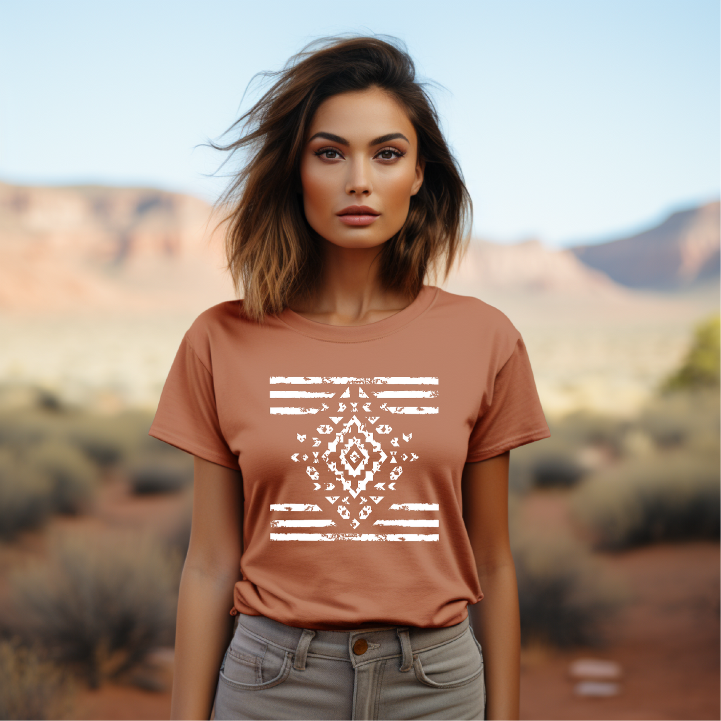 White Aztec Tribal