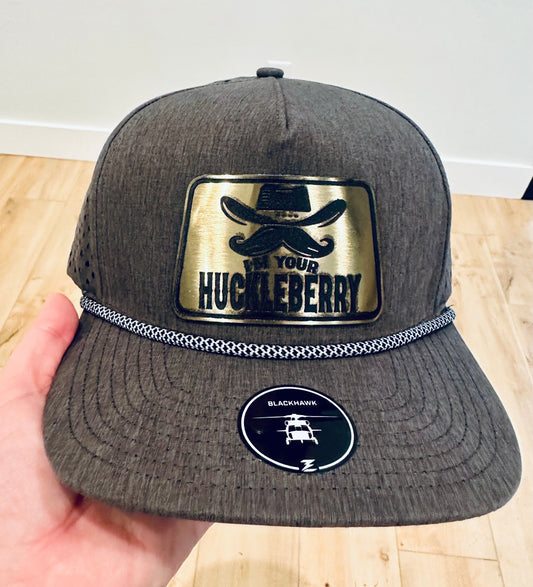 I'm Your HuckleBerry - Patch Grey Rope Unisex Hat