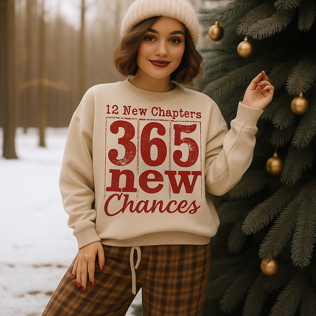 365 New Chances -  Unisex Graphic Sweatshirt