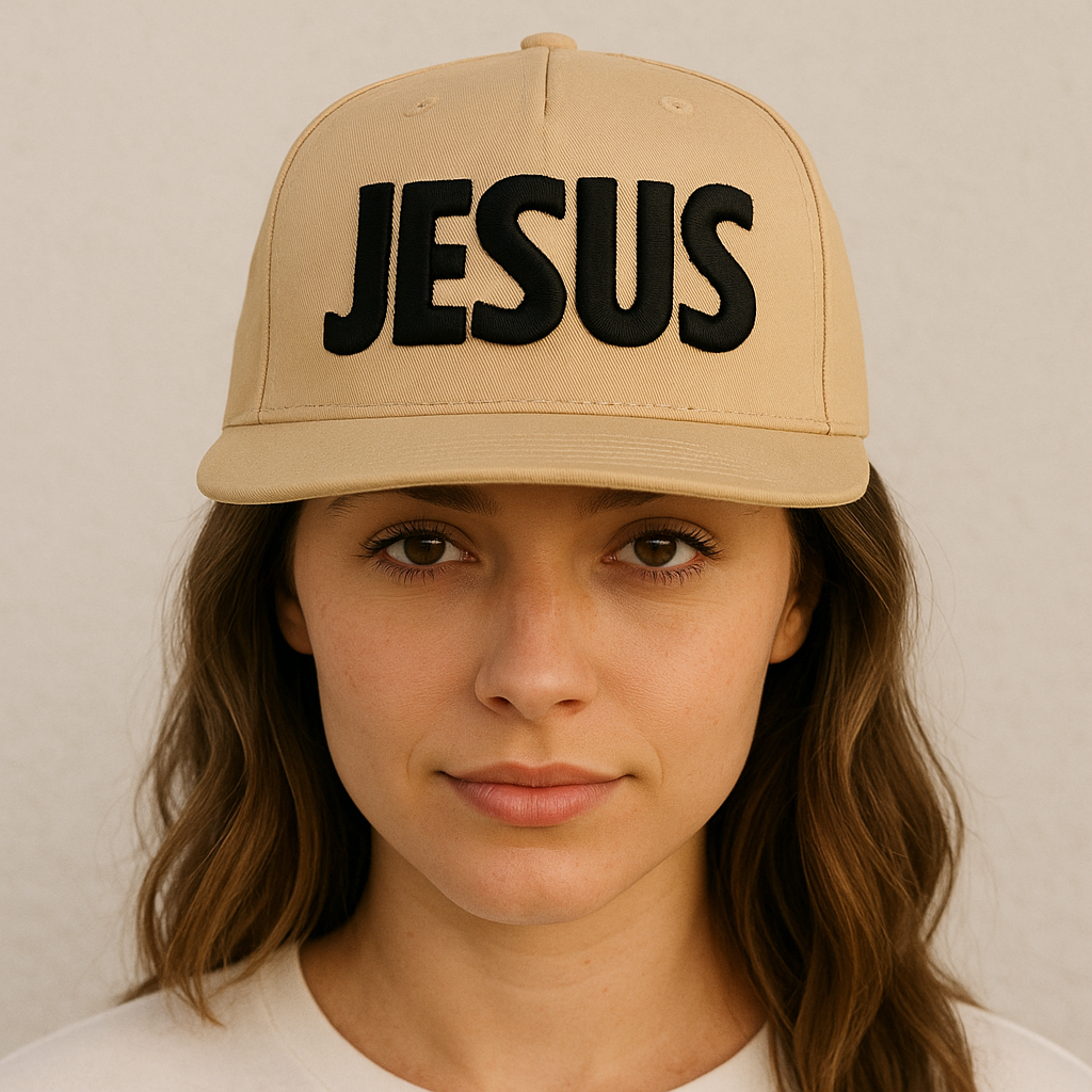 JESUS PUFF EMBROIDERY - UNISEX TRUCKER HAT