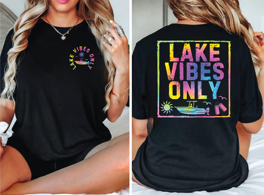 Lake Vibes Only Unisex Bella Canvas Graphic T-Shirt