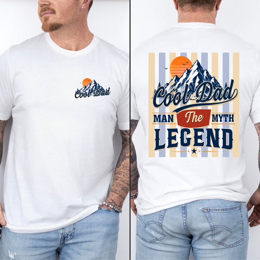 Cool Dad- White Unisex Graphic Tee