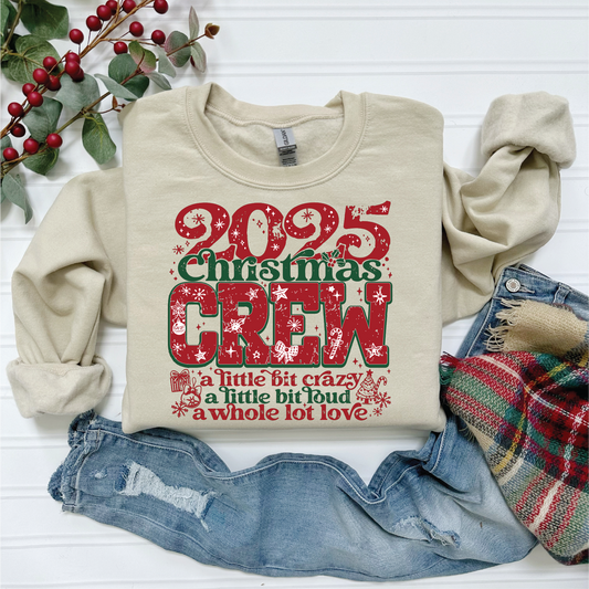 2025 Christmas Crew - UNISEX GRAPHIC SWEATSHIRT