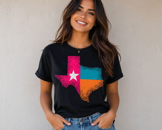 Neon Texas- Unisex Comfort Color Graphic Tee