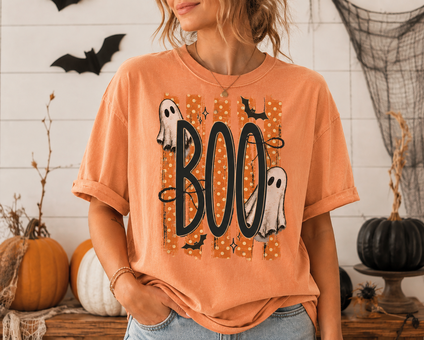 BOO - Comfort Color Unisex Graphic T-Shirt