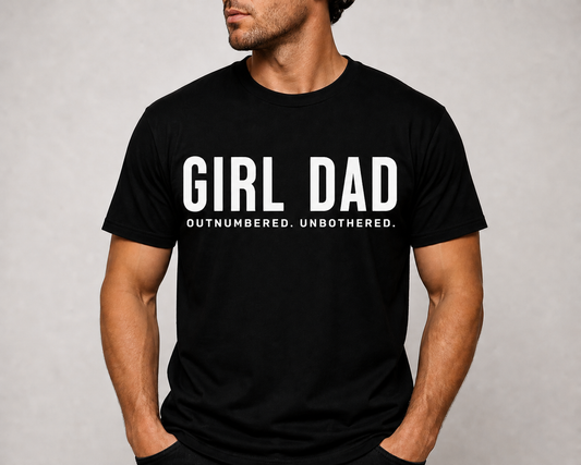 Girl Dad- Black Unisex Graphic Tee