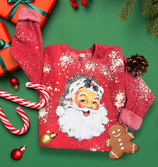 Bleached Leopard Santa