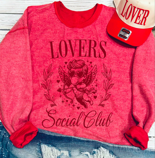 Lover Social Club -Reverse Sweatshirt