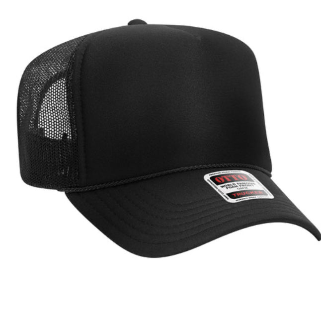 Made For Sunny Days Black Unisex Foam Trucker Hat