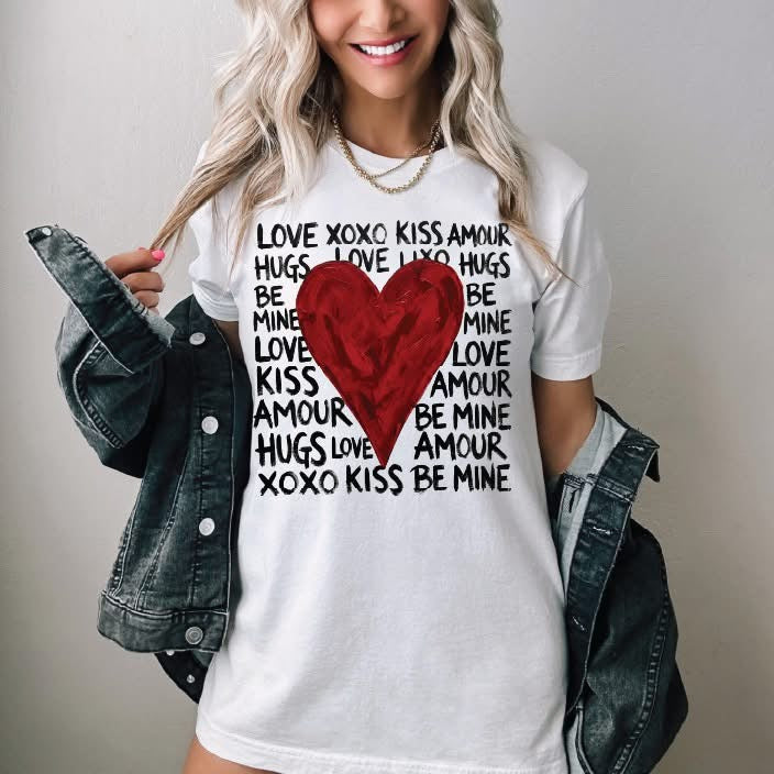 Love Words- Unisex Graphic Comfort Color Tee