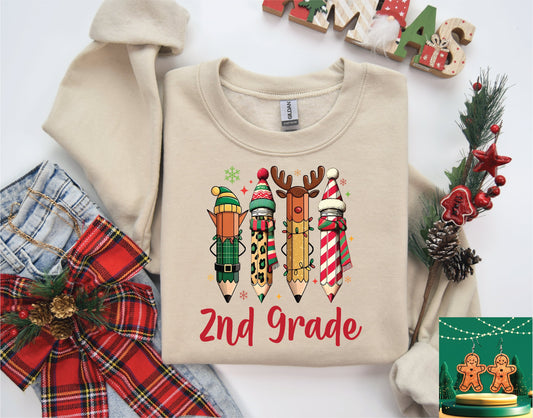 Christmas Pencils- 2nd Grade