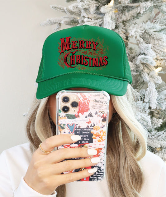 Merry Christmas Trucker Hat