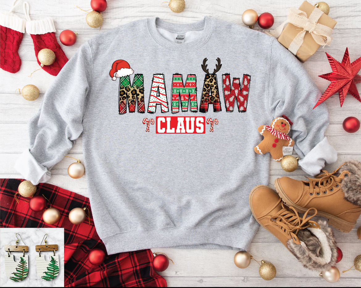 MAMAW CLAUS DOODLE