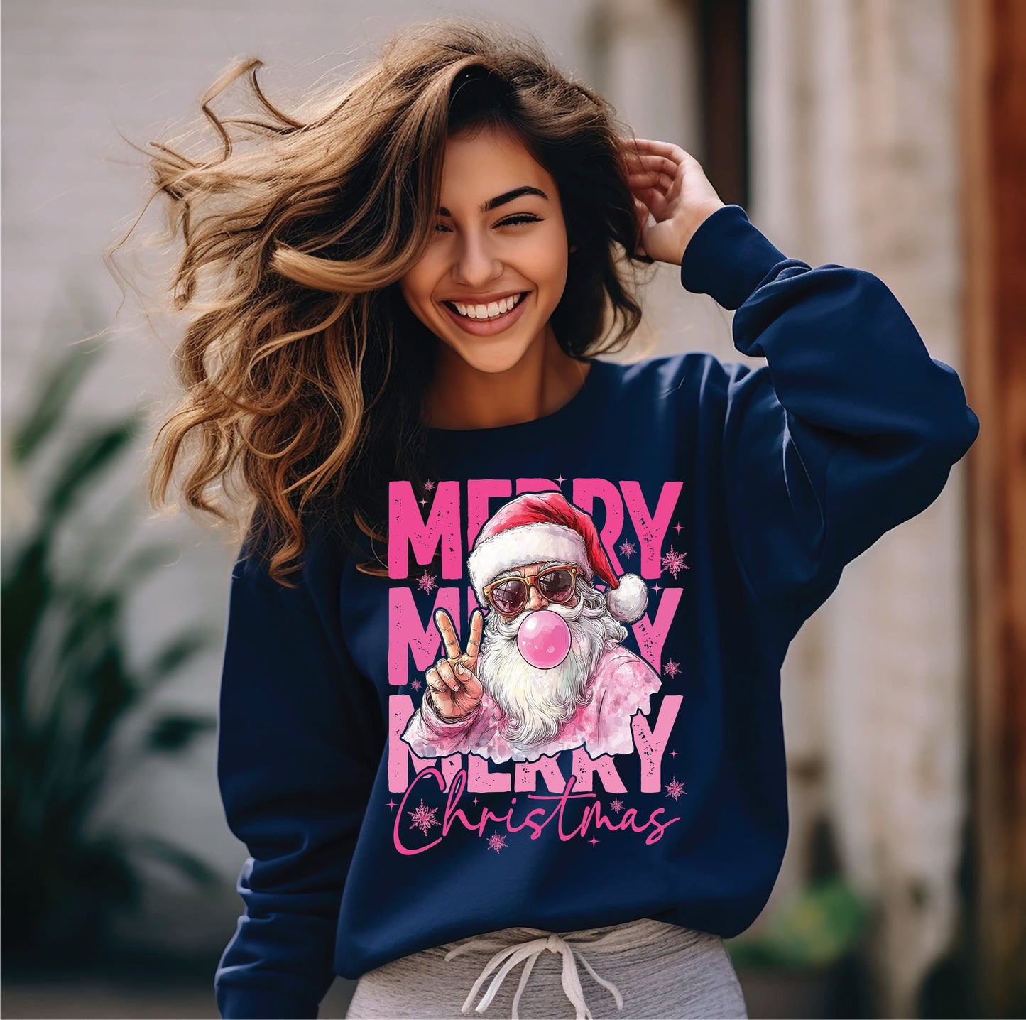 Merry Christmas Bubblegum Santa
