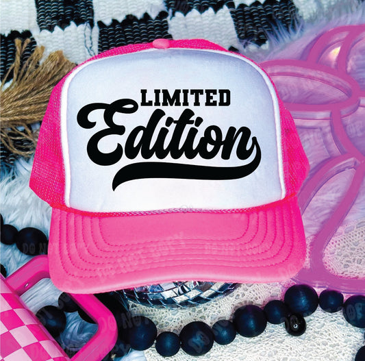 Limited Edition Neon Pink & White Unisex Trucker Hat